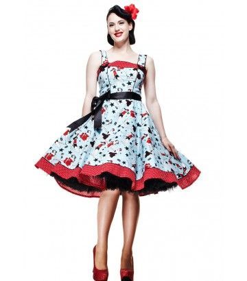 Gothic pin up dress