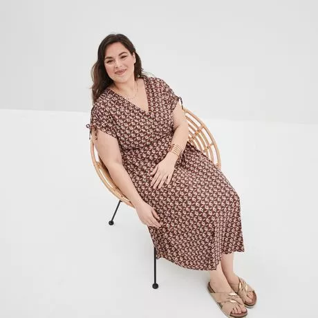 robe-evasee-grande-taille-58-1 Plus size flared dress
