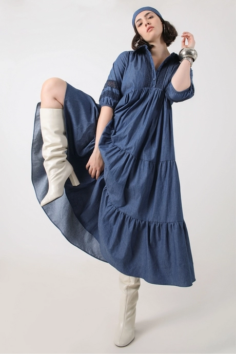 robe-longue-jean-grande-taille-78_12-4 Plus size long denim dress