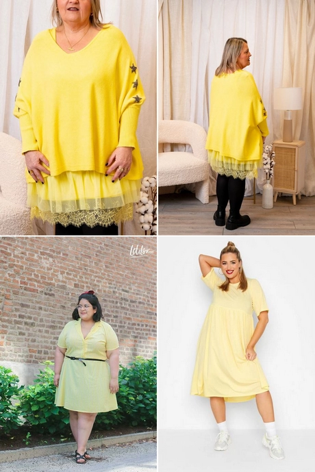 robe-jaune-grande-taille-001 Plus size yellow dress
