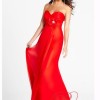 Long red dresses