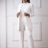 Women’s suit white pants