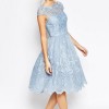 Light blue lace dress